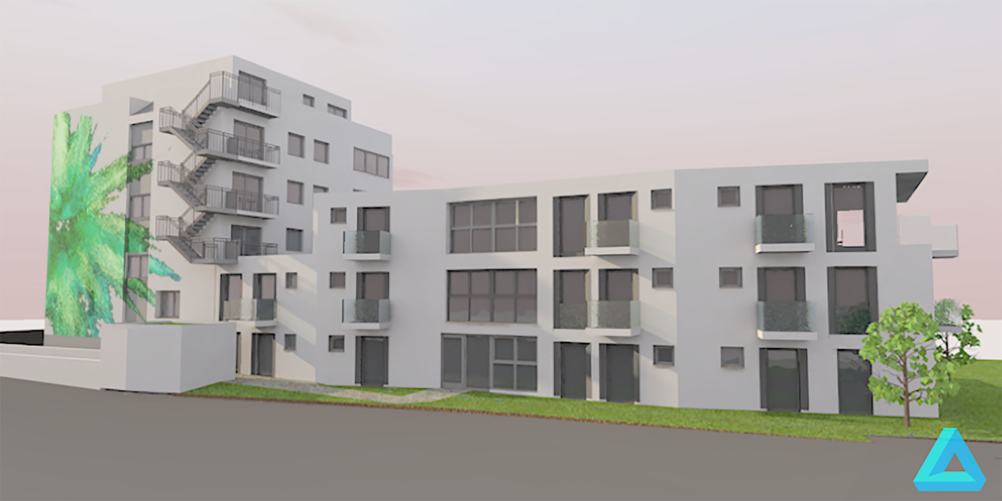 Bild 2: Heidelbergerstrasse, Darmstadt, Nachhaltig, Ökologisch, Energieeffizienz, energieeffizient, Nullenergiehaus