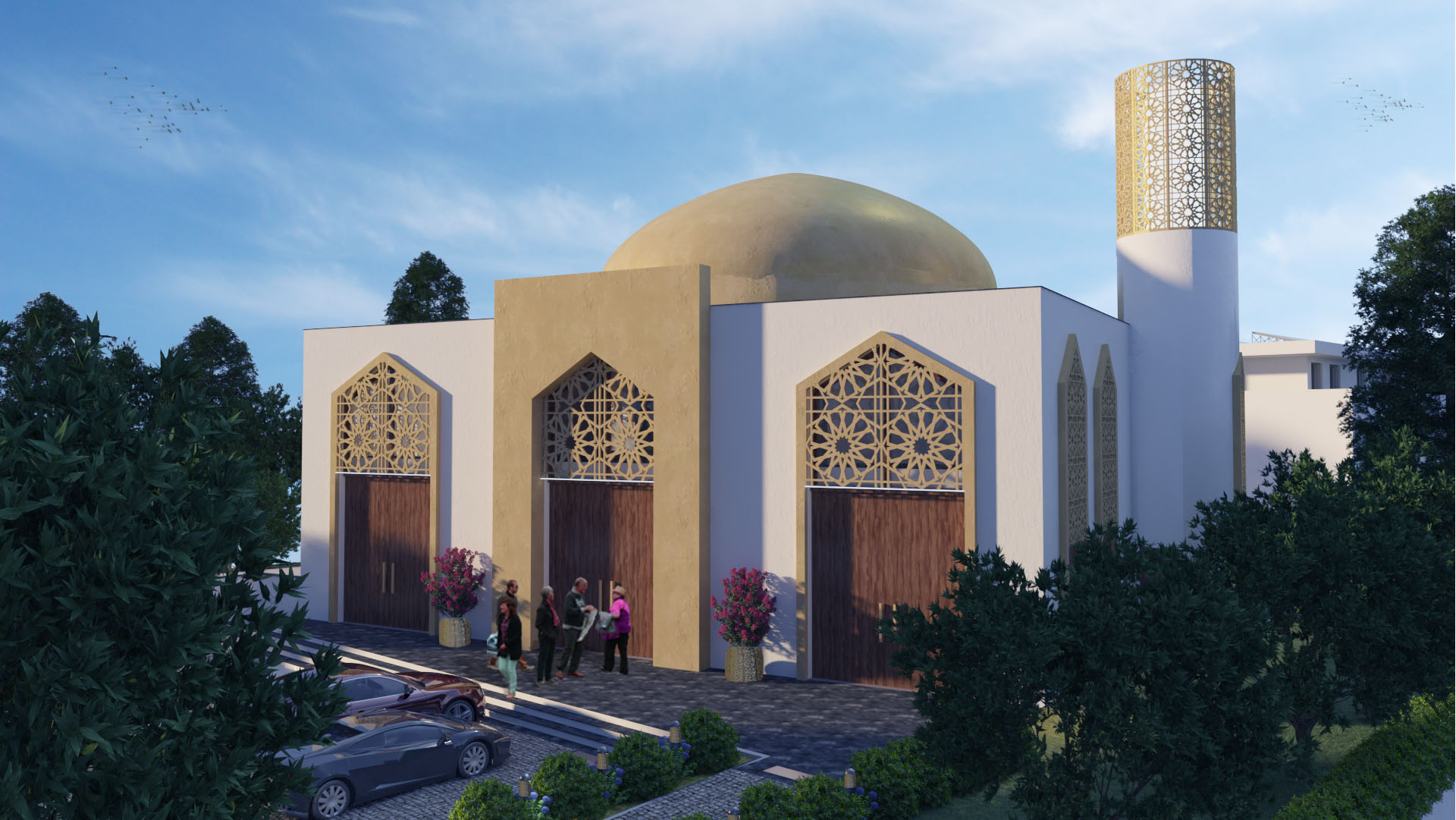 Bild 2: Moschee Ökologisch, Energieeffizienz, energieeffizient