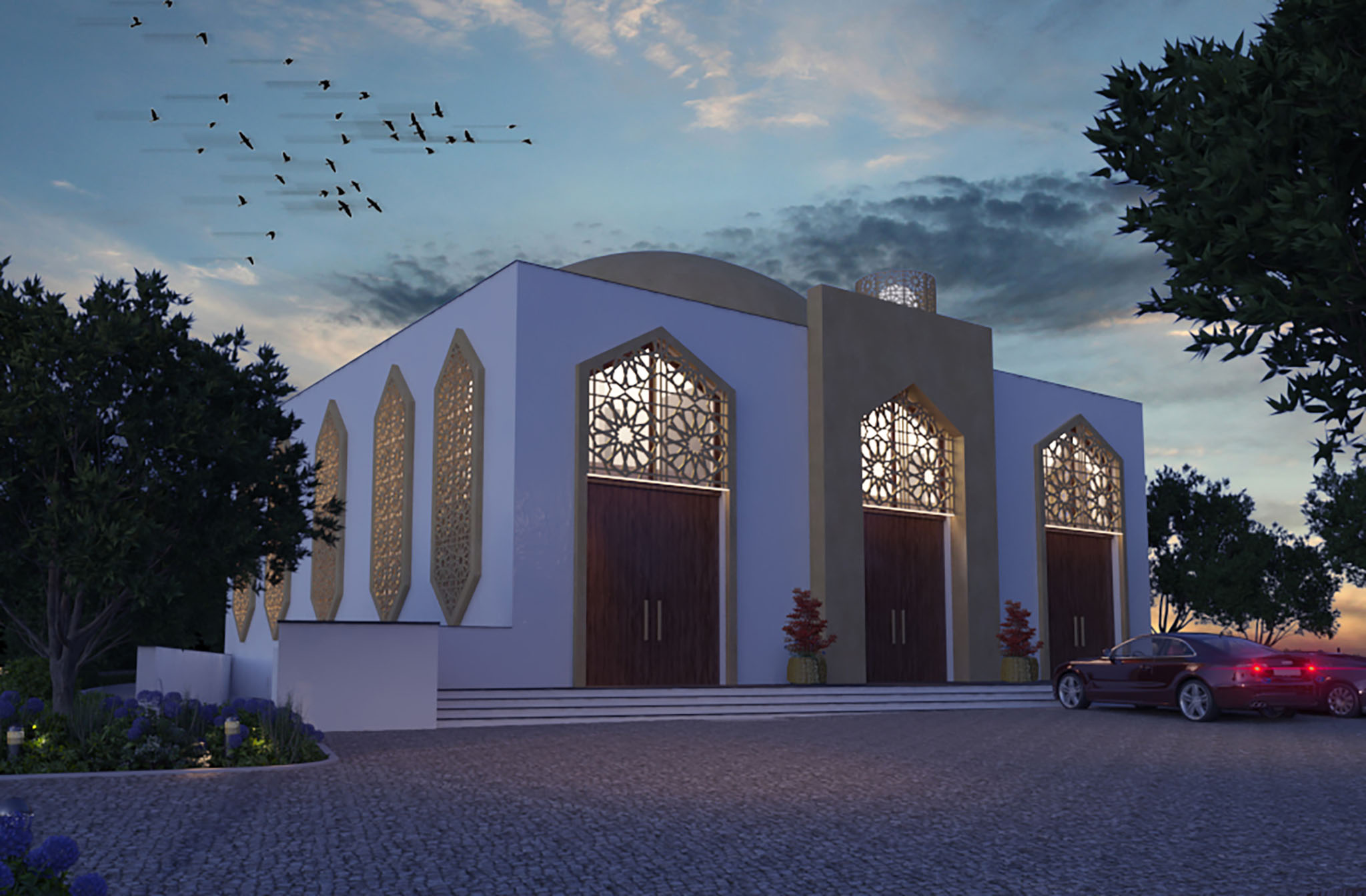 Bild 5: Moschee, Nullenergiehaus, Grüne Architektur, nachhaltige Architektur, Green Building, Ökologisches Bauen