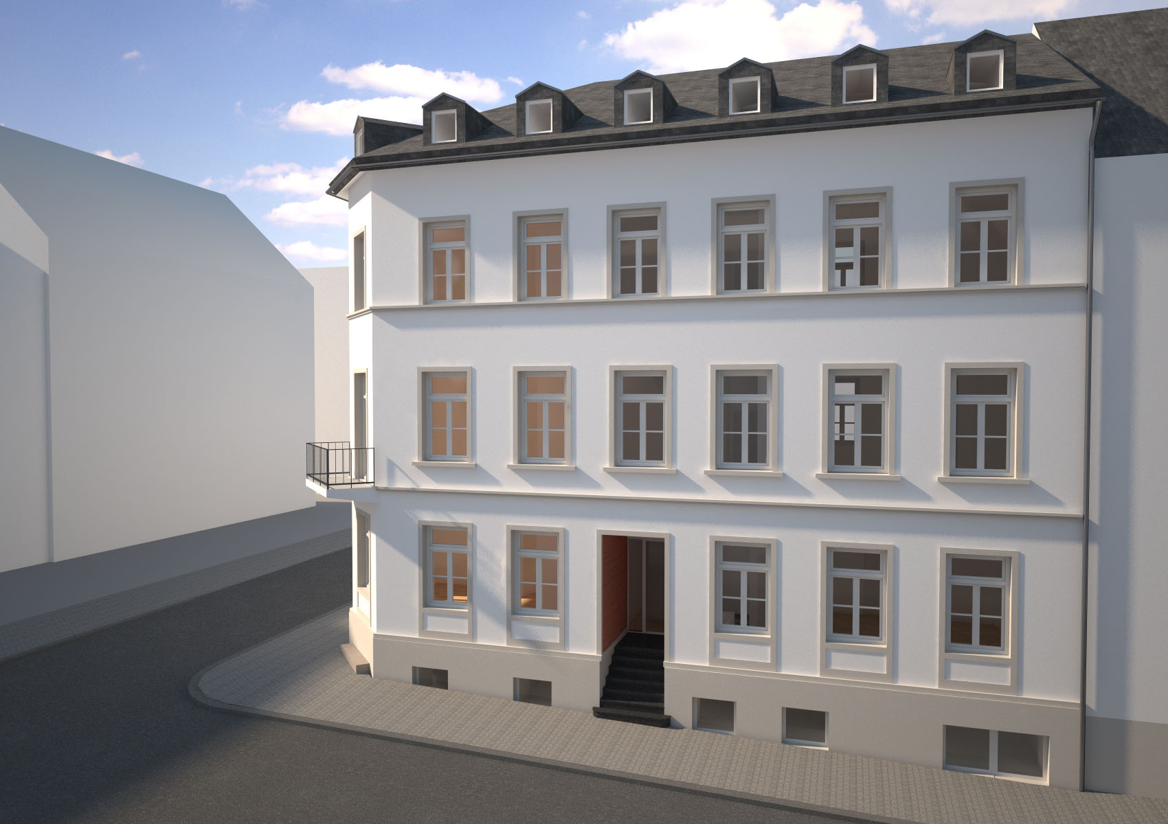 Bild 1: Müllerstrasse, Energieeffizienz, energieeffizient, Nullenergiehaus, Denkmalpflege