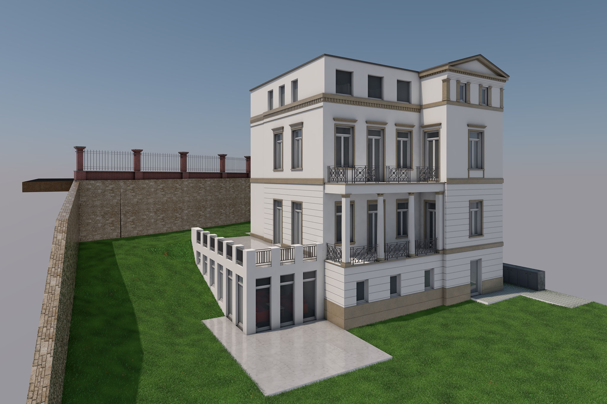 Bild 1: Thomaestrasse, Grüne Architektur, nachhaltige Architektur, Green Building, Ökologisches Bauen